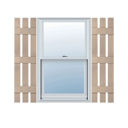 Ekena Millwork Mid-America Vinyl, TailorMade Three Board Spaced (3 Batten), Board-n-Batten Shutters, S31260023, PR S31260023